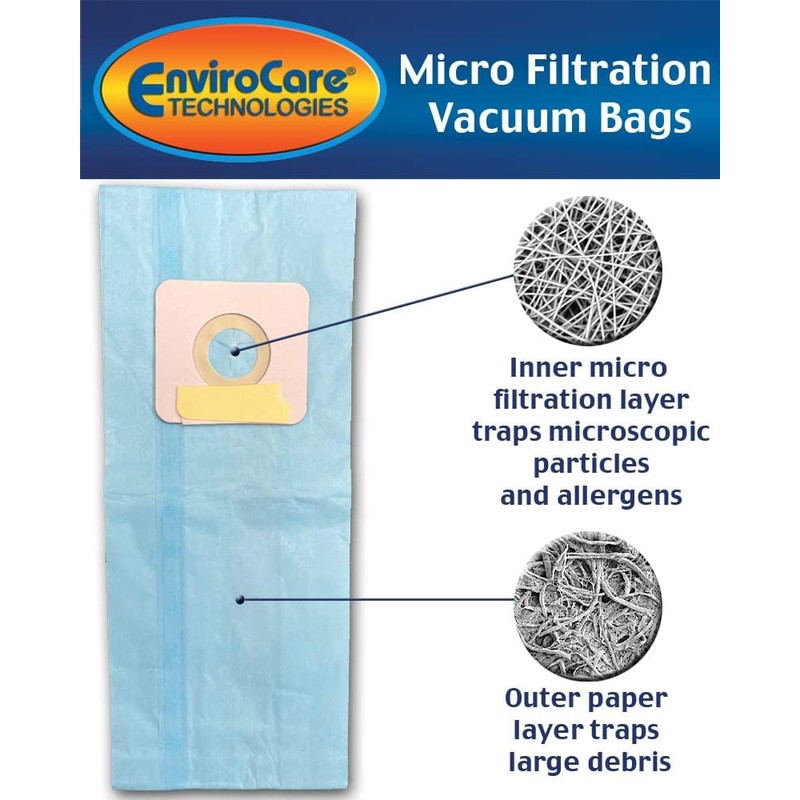 EnviroCare Replacement Micro Filtration Vacuum Cleaner Dust Bags made to