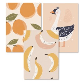 Kidsmood - Affirmation Poster for Children's Room - Encouraging Pictures for Children's Room Girls & Boys - Baby Room Decoration - Wall Pictures Animals for Children's Room Decoration [Fruit Magic |