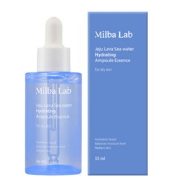 Milbarab Jeju Lava Seawater Moisturizing Ampoule Essence 55ml Korean Beauty Skincare School Dormitory Military / 밀바랩 제주 용암해수 보습 수분앰플 에센스 55ml 한국 뷰티 스킨케어 학교 기숙사 군대