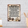 MY DOG'S BEDTIME PRAYER RETRO STYLE METAL TIN SIGN/PLAQUE (SHIH
