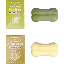 Flamingo Shampoo Bar Natural, 100 g, Economical, No Dye, Parabens and Sulphates