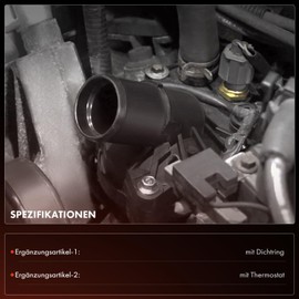 Frankberg 1 x Thermostat Coolant Diesel Compatible with 3 Series F30 F80 3 Series E90 3 Series Touring F31 5 Series F10 5 Series Touring F11 1 Series F20 X3 F25 X1 E84 X5 F15 F85 Replace# 11518516203