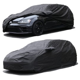 Car Cover fits 2012 2013 2014 2015 2016 2017 2018 2019 2020 2021 2022 Hyundai Veloster XTREMECOVERPRO Diamond Series Black with Cable and Lock kit