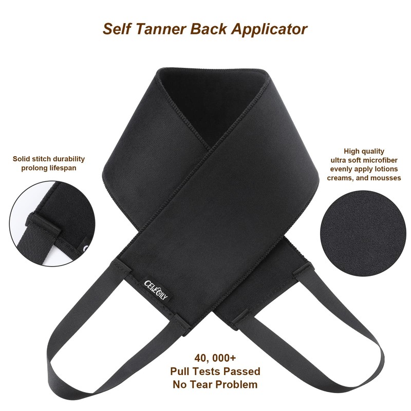 CeleCily Fake Tan Mitt Applicator - Self Tanning Mitt Set