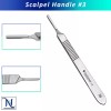 INSTUMAX® Scalpel Handle No. 3, Medical Grade – Fits Blades