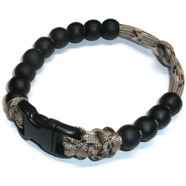 RedVex Pace Counter Bead Bracelet - (ungutted paracord model) - Choose Your Color and Size - Customization Available