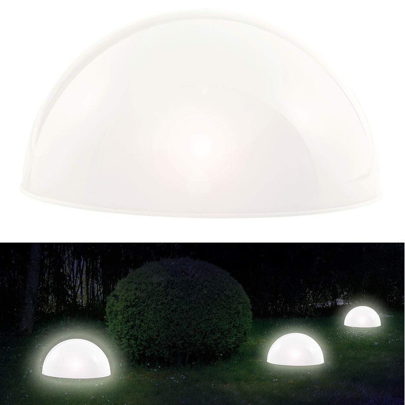 Lunartec Solar Hemisphere: Set of 2 Solar Light Half-Sphere with