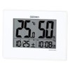 Seiko SQ798W Desk Clock, Alarm Clock, Wall Clock, Radio Control,