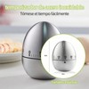 Stainless Steel Egg Timer, Mechanical Cooking Timer, Stainless Steel 60