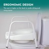 Fully Adjustable Toilet Frame with Seat – Raised Toilet Seat
