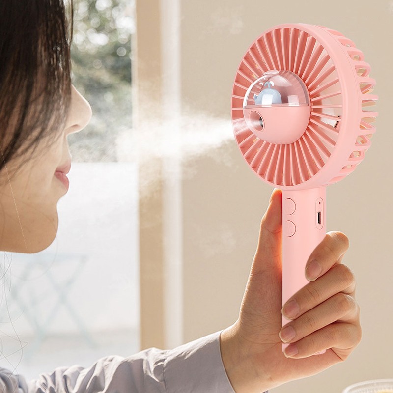 Portable ABS 10ml Water Tank Mini Handy Mist Spray Fan