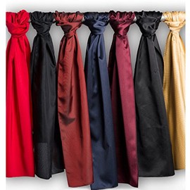 Averill's Sharper Uniforms Women's Ladies Front Desk Polyester Scarf with Satin Finish One Size Wine