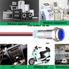 Kiligen 10pcs 6mm AC/DC 12-24V LED Waterproof Indicator Light Pilot