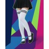 10-pack Of Dance Socks, Over-the-knee Socks Japonesa Kawaii