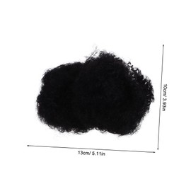 WOONEKY 30g Bulk Real Human Hair Extensions for Dreadlocks and Braiding Fluffy Texture for Diy Wigs Natural Appearance Durable Knotting Technique for Repairing and Upgrading Hair