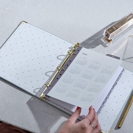 russell+hazel June 2025-December 2026 Mini Month Tab Refills for Mini Binders (105995)