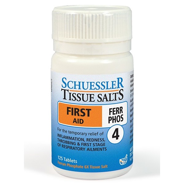 Schuessler Tissue Salts - Ferr Phos First Aid Tablets 125