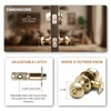 Copper Creek CKDB141PB Colonial Door Knob keyed Alike with Deadbolt