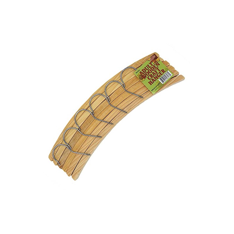 Sullivans Wooden Coat Hanger for Adult 6-Pieces