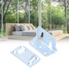 4PCS Bed Rail Brackets Portable Stainless Steel Bearing Strong Bed
