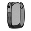 Collapsible Mesh Pop Up Laundry Hamper with Handles & Side