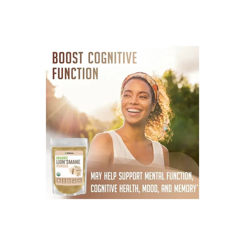 Melena de León Orgánico Organic Lions Mane Mushroom Powder, 113g