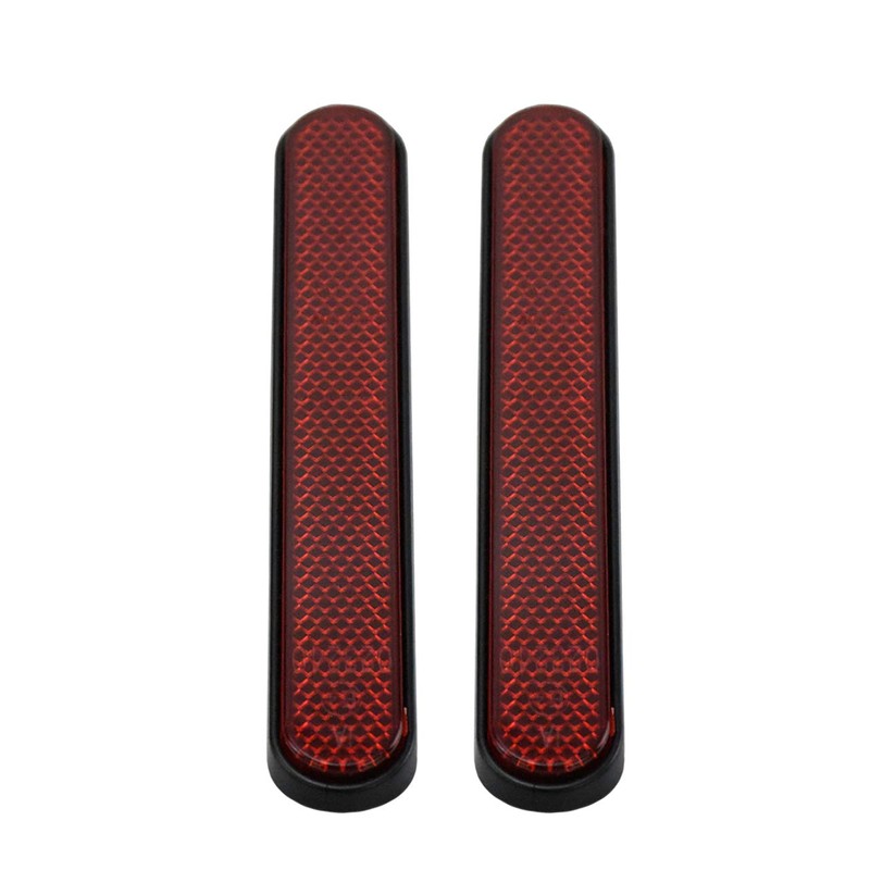 HDBUBALUS Pair Front & Rear Saddlebag Deadbolt Reflector Lower Fit