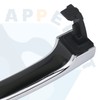 APPERFiT Exterior Door Handle Chrome w/Gasket Pad Compatible with Kia