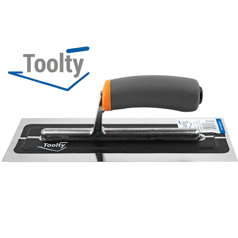 Toolty Ultra Flexible Plaster Finishing Skimming Trowel - Stainless Steel