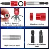 Pack of 2 Quick Change Bit Holder Magnetic Swivel Bit