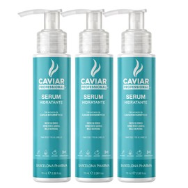Trio Serum Hidratante para cabello | Protector térmico | Sellador de puntas | Extracto de caviar | Sin sulfatos y parabenos