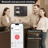 WeHere 60 Key Lock Box Wall Mount, Smart Key Cabinet,