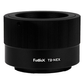 Fotodiox Lens Mount Adapter, T2/T-Mount Lens to Sony NEX E-Mount Mirrorless Camera Such as Sony Alpha a7, a7R, NEX-7 & NEX-5