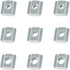 120 PCS T Sliding Square Guiding Nuts for 2020 Series