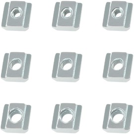 120 PCS T Sliding Square Guiding Nuts for 2020 Series Aluminum Profiles
