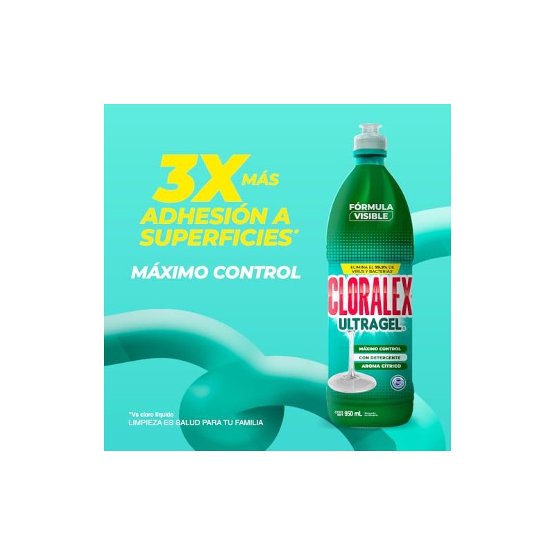 Cloralex Ultragel Poder Desmanchador de Máximo control 950ml