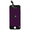 SZM iPhone5C フロントパネルセット（フロントガラスデジタイザ）タッチパネル 液晶パネルセット 修理交換用 (黑)