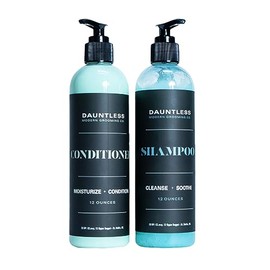 Dauntless Modern Grooming Co. Shampoo and Conditioner Duo | 2 x 12 ounce bottles | SAVE When Your Purchase Both