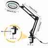 LED Illuminated Magnifying Glass Lamp – 8X/10X Adjustable Magnifier with