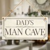 Dad’s Man Cave - Fun Traditional Design Style Handmade Sign