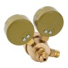 SPARKWHIZ Oxygen and Acetylene Regulators Welding Gas Gauges Pair CGA540