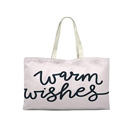 Le Jardin du Lin Printed Shopping Bag, Reusable Bag, Foldable, Fabric Bag with Two Long Handles, Size: 50 x 40 cm