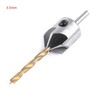 Countersink Drill Bit Set, Akozon Wood Countersink Drill Bit Steel