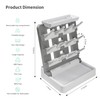 Venuekkuri Baby Bottle Drying Rack, Vertical Standing Bottle Dryer Rack