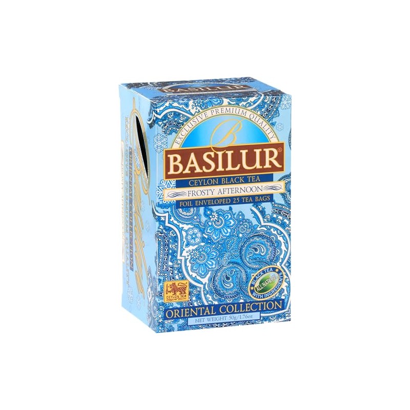 Basilla Tea BASILUR TEA Frosty Afternoon Tea Bags 25 Bags