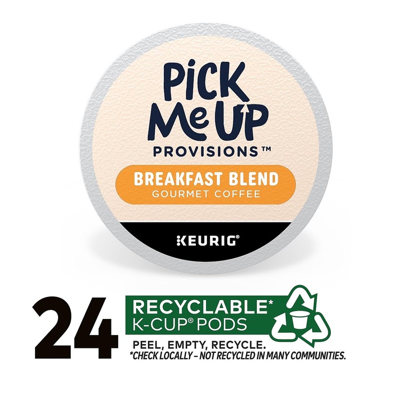 Staples Pick Me Up Provisions Breakfast Blend Coffee K-Cup Pods,
