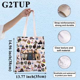 G2TUP Brooklyn 99 Tote Bag Jake & Amy & Schmidt & Gina & Holt Fans Gift Brooklyn 99 Character Shoulder Bag Brooklyn 99 Merch, Bing Pot Tg