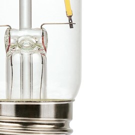 Westinghouse Lighting 5339020 3.5 Watt (60 Watt Equivalent) T10 Dimmable Clear Filament LED Light Bulb, Medium Base, 6 Pack