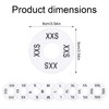 NQEUEPN 16pcs Clothing Rack Size Dividers, Clothes Size Separators 8