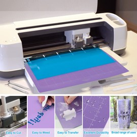 YGboost Ultimate Accessory Bundle for Cricut Maker & Explore Air: Includes Vinyl Tool Kit, Weeding Tool, Remover Kit, Scraper, Spatula, Scrap Collector, Cutting Mat, Ruler Fine Pointed Pins